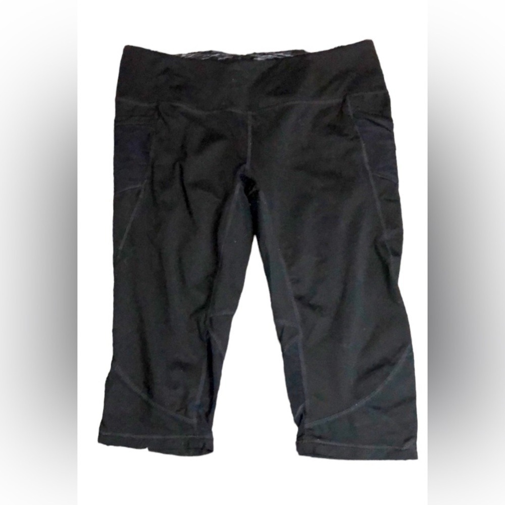 Capri Yoga‎ Pants with Pockets High Waist Workout Cropped Leggings